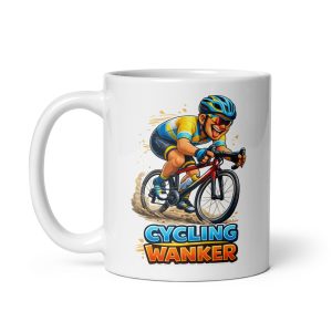 Cycling Wanker Mug Funny Rude Gift Mug For Cyclists