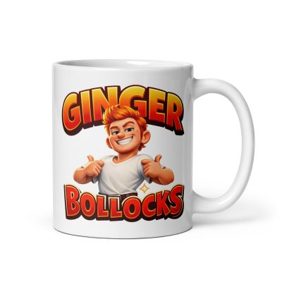 Ginger Bollocks Mug Funny Rude Gift For Gingers