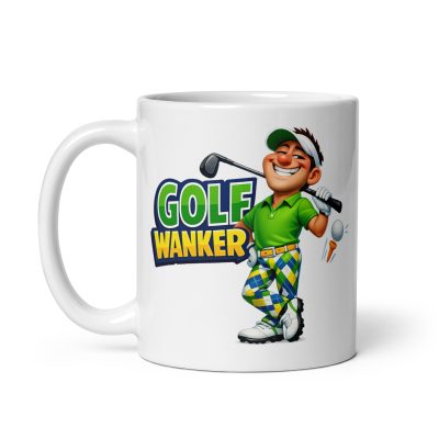 Golf Wanker Mug Funny Rude Golf Mug Gift For Him