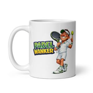 Padel Wanker Mug Funny Rude Gift For Padel Players
