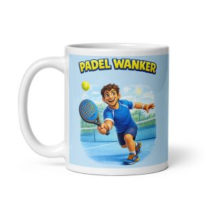 Padel Wanker Mug Rude Gift For A Man Who Loves Padel