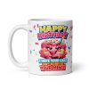 Rude Birthday Mug For Her Funny Dry Minge Mug