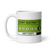 Rude Cunt Rating Mug – Gift For Very Cunty People