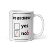 Childish Nob Joke Mug Are You Childish Yes / Nob Gag
