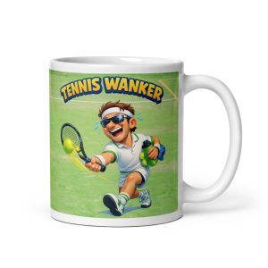 Rude Tennis Mug - Tennis Wanker