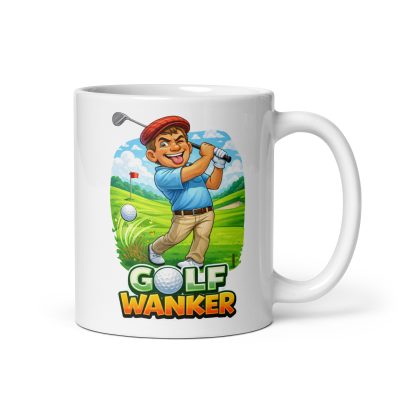 Golf Wanker Mug Funny Rude Cheeky Golf Mug Gift