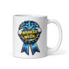 Wanker Of The Week Award Mug Funny Rude Gift Award