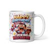 Funny Rude Happy Birthday Mug For West Ham Fans