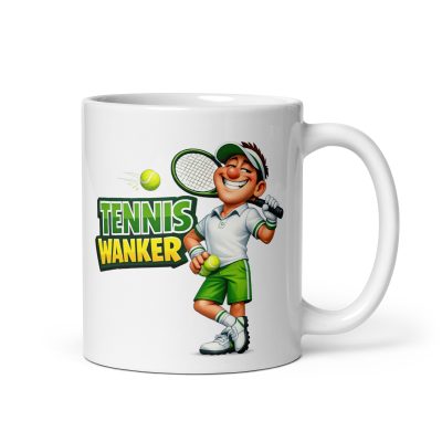 Tennis Wanker Mug Rude Cheeky Gift For Tennis Players