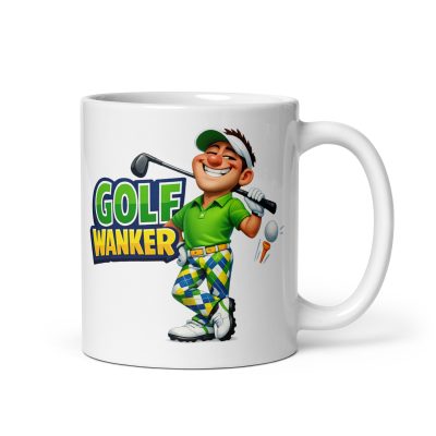 Golf Wanker Mug Funny Rude Golf Mug Gift For Him