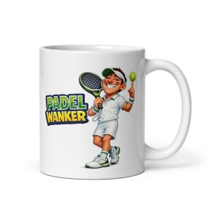 Padel Wanker Mug Funny Rude Gift For Padel Players