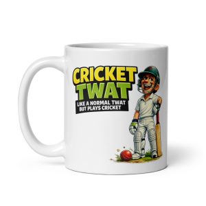 Cricket Twat Mug Funny Gift Mug For Cricket Players