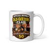 Funny 50th Birthday Mug For Him Old Geezers Club Gift Mugs
