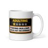 Funny Adulting Mugs – Rude Review Of Being An Adult