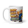 Funny Fathers Day Mug For Bald Farting Beer Drinkers