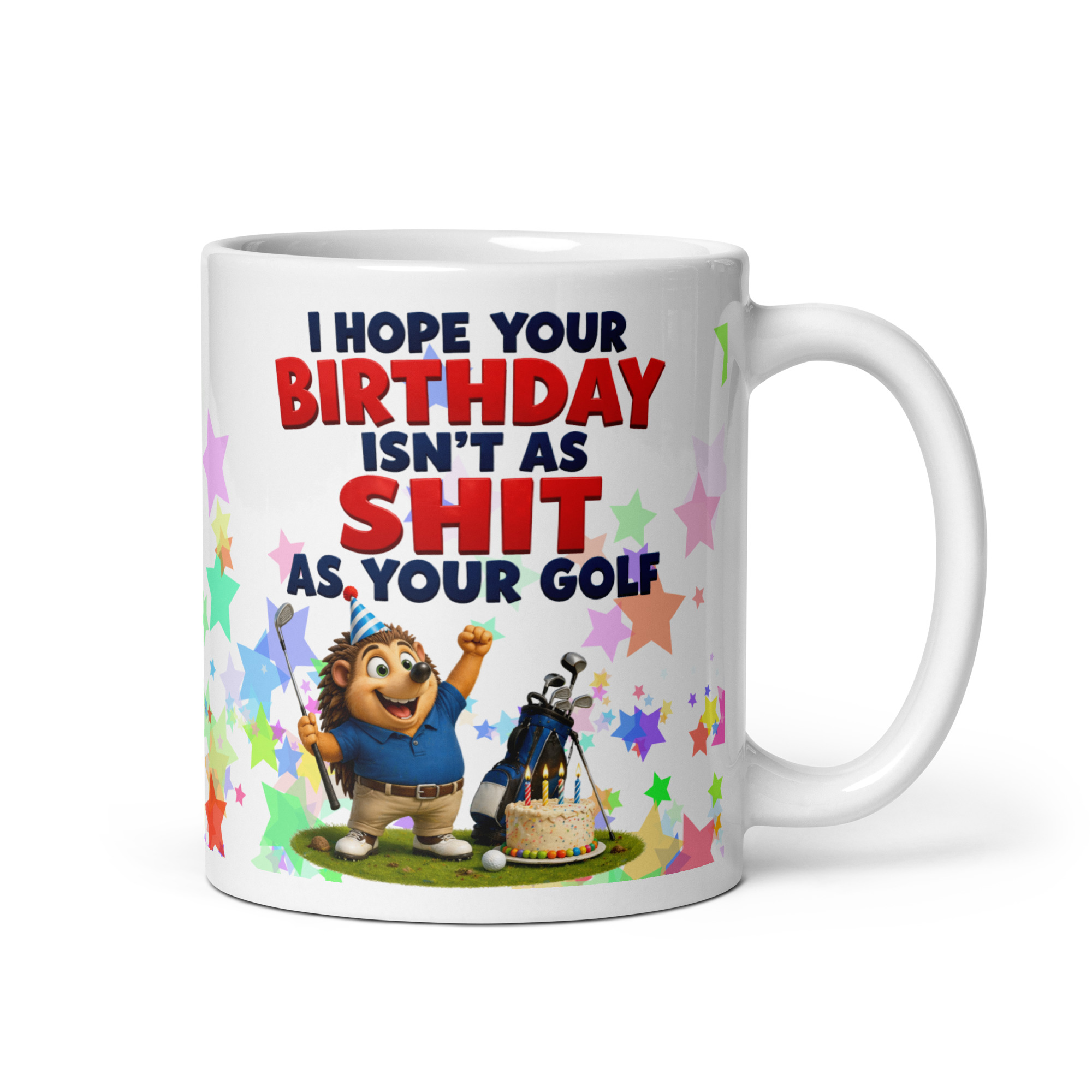 Funny Golf Birthday Mug – Shit At Golf Mugs