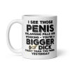 Funny Penis Enlargement Dick Joke Mug Secret Santa Mug
