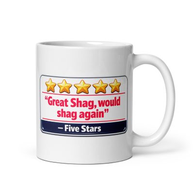 Great Shag Review Mug Funny Cheeky Rude Gift Mug