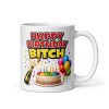 Happy Birthday Bitch Funny Cheeky Rude Birthday Mugs