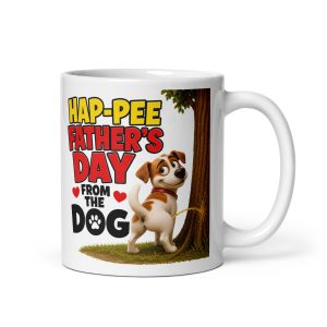 Happy Fathers Day From The Dog Mug Funny Gift