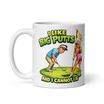 I Like Big Putts Funny Rude Golf Mug