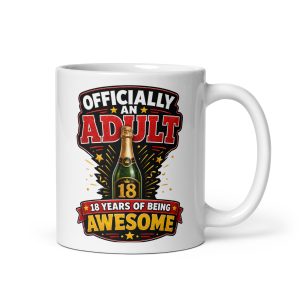 Officially An Adult 18th Birthday Mug Gift Mugs