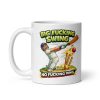 Rude Cricket Mug Big Fucking Swing No Ding