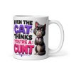 Rude Mugs For Cat Owners Even The Cat Thinks You’re A Cunt
