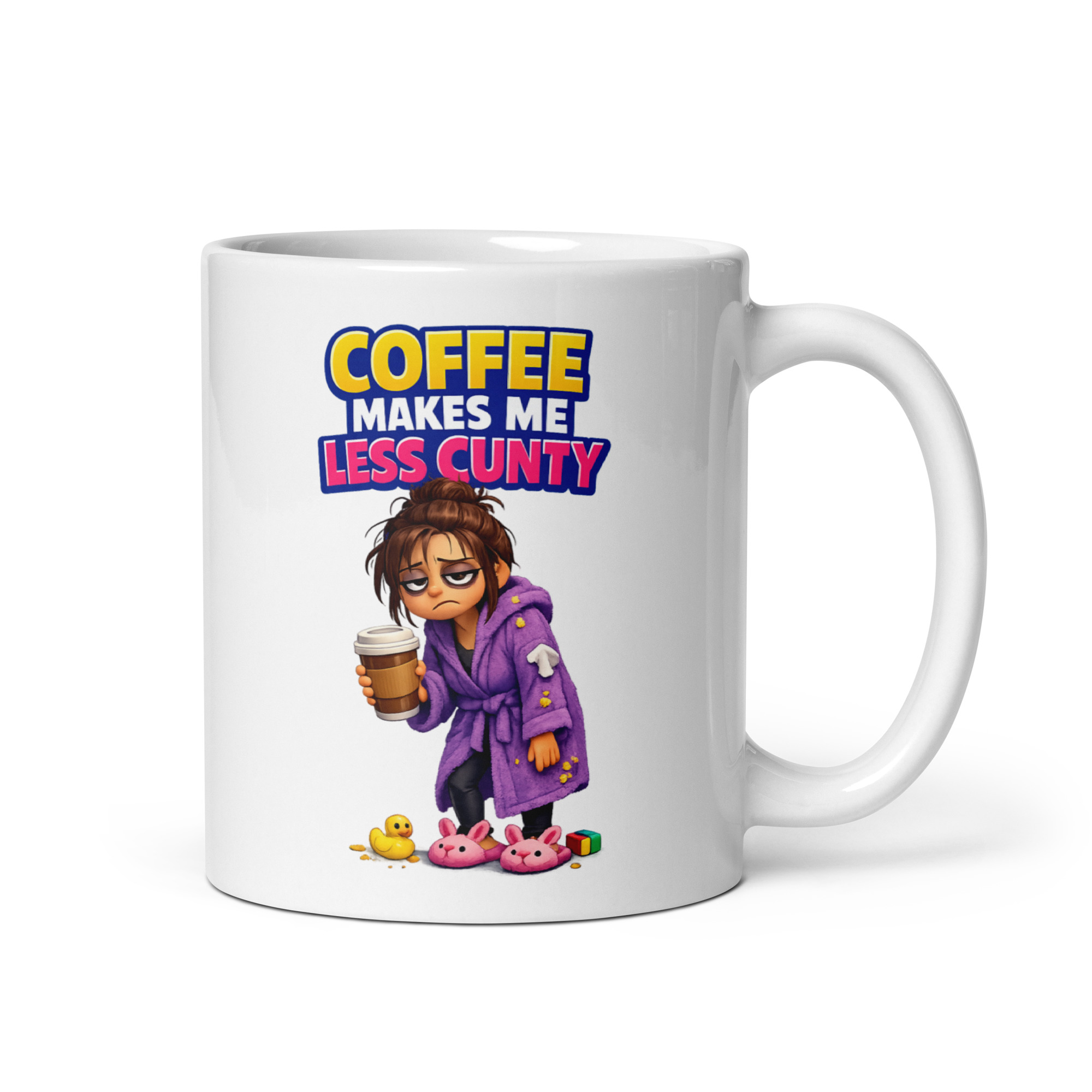 Rude Mugs For Her Coffee Makes Me Less Cunty Mug
