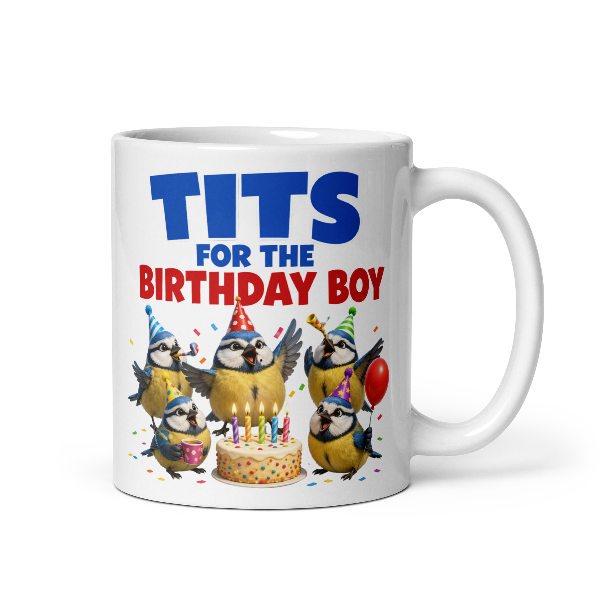 Tits For The Birthday Boy Funny Birthday Mugs For Him
