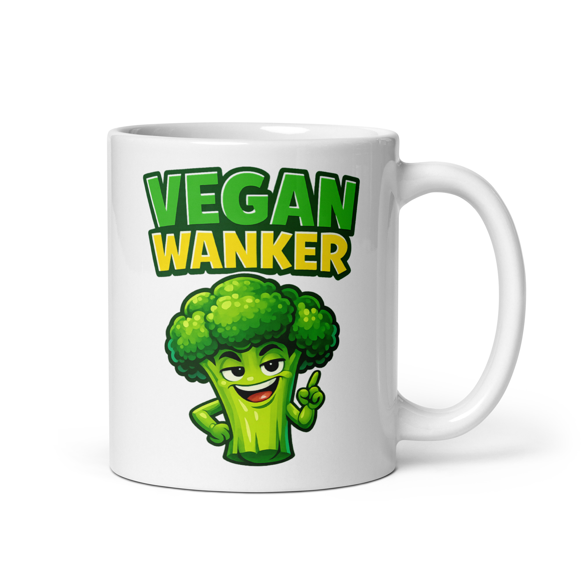 Vegan Wanker Mug – Funny Rude Gift Mugs For Vegans