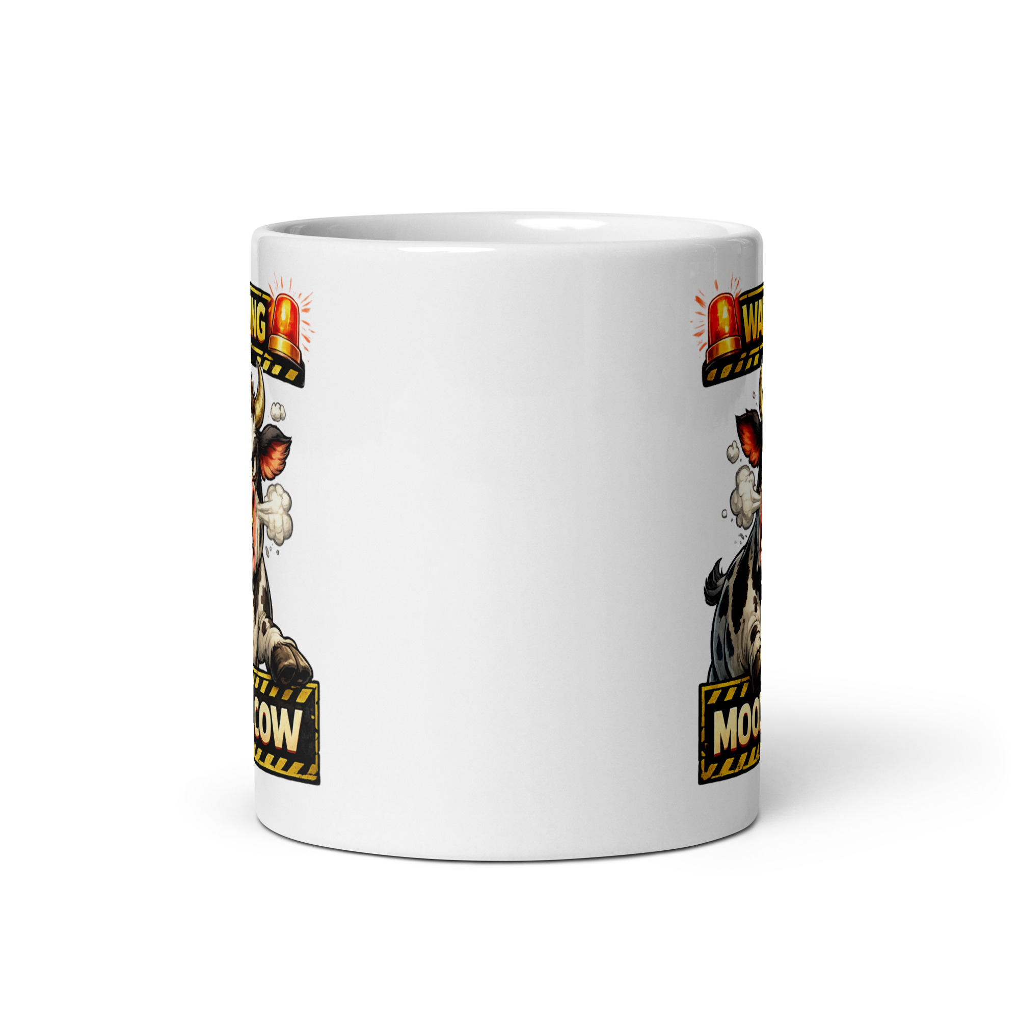 Warning Moody Cow Mug Funny Novelty Mugs For Her