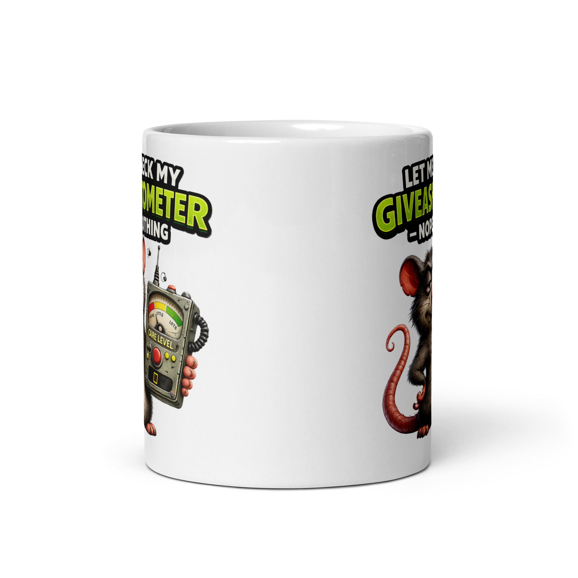 Funny Giveashitometer Mugs Novelty Rude Mugs