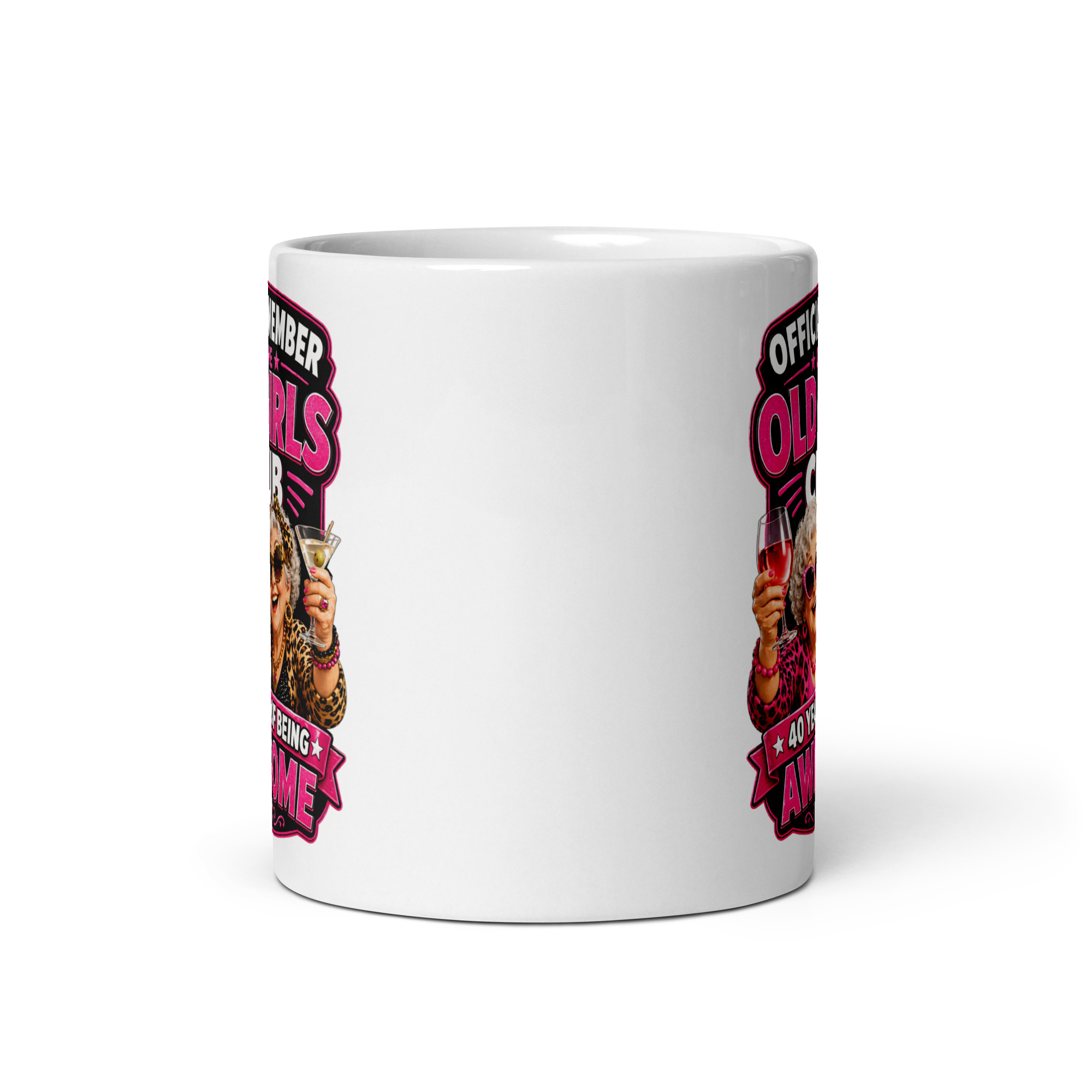Funny 40th Birthday Mugs For Her The Old Girls Club
