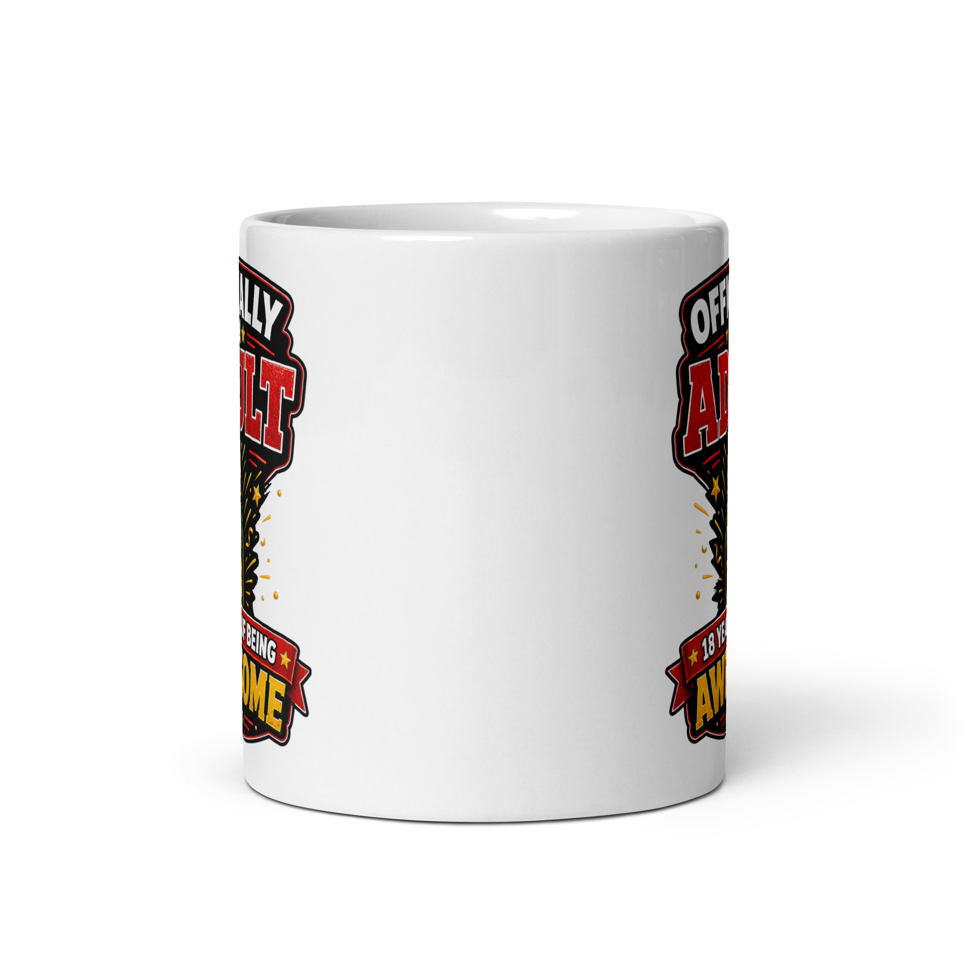 Officially An Adult 18th Birthday Mug Gift Mugs