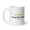 Funny Sister Review Mug Average Sister Rude Gift Mugs