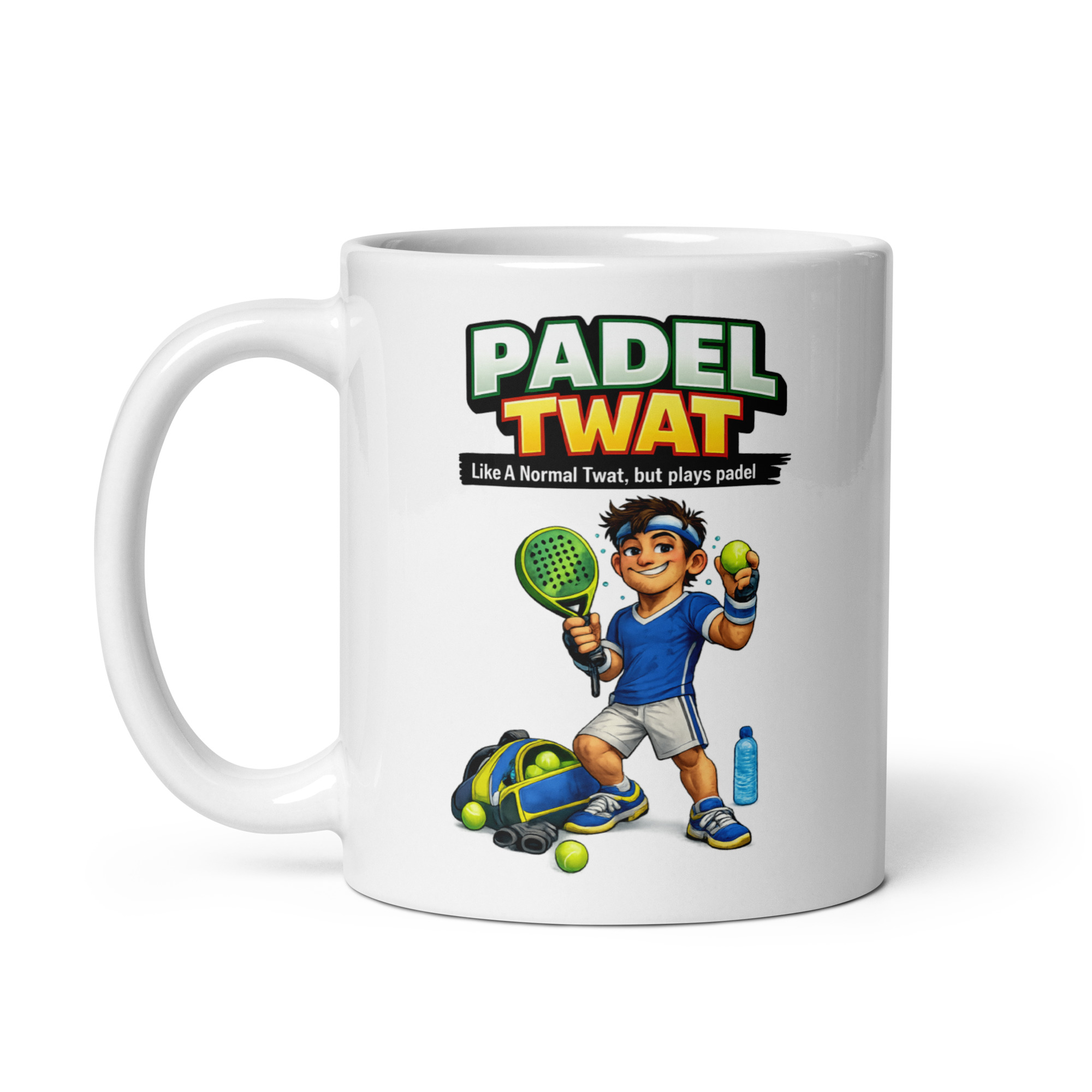 Padel Twat Mug – Funny Rude Gift Mugs For Padel Players