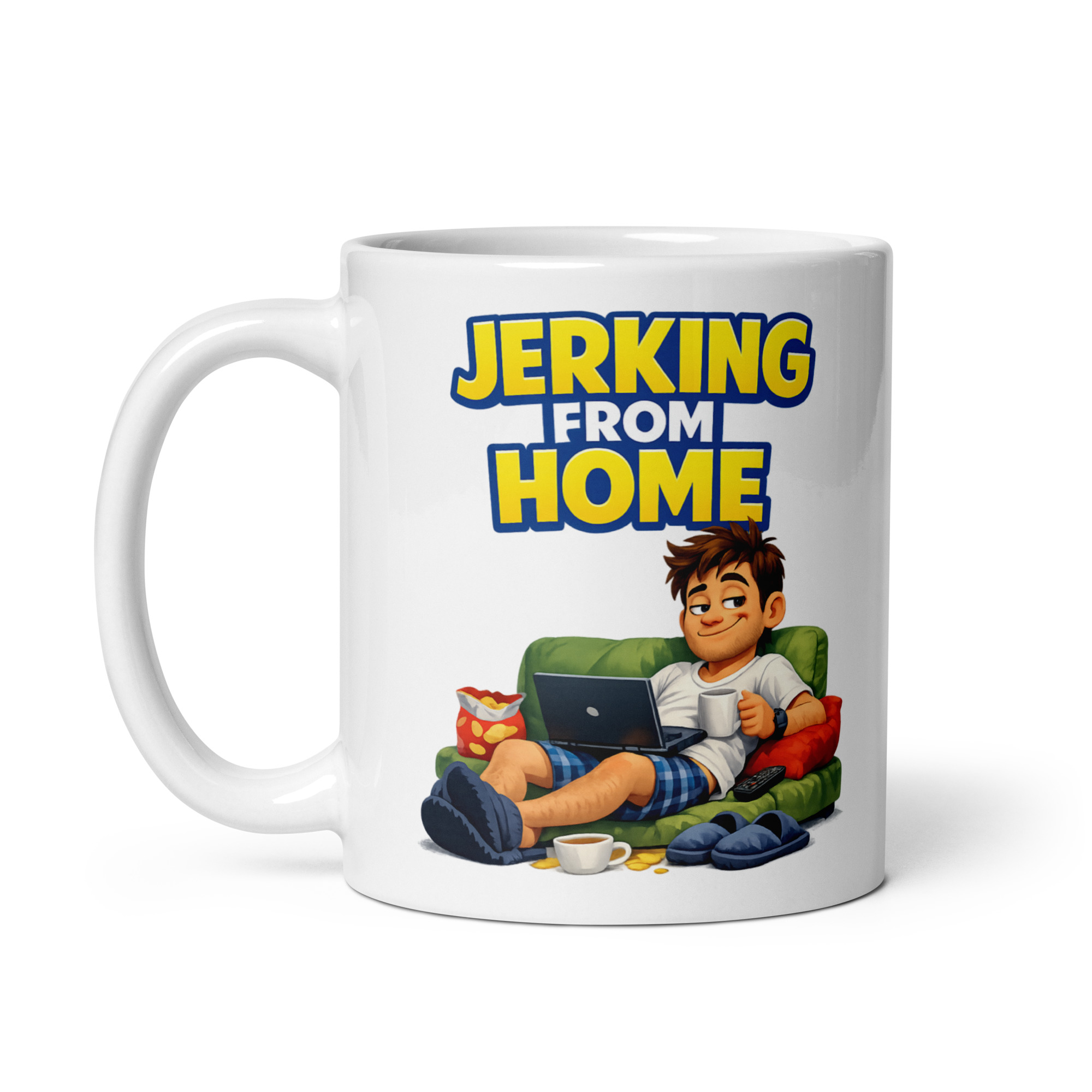 Jerking From Home Mug For Colleagues Who Pretend To Work