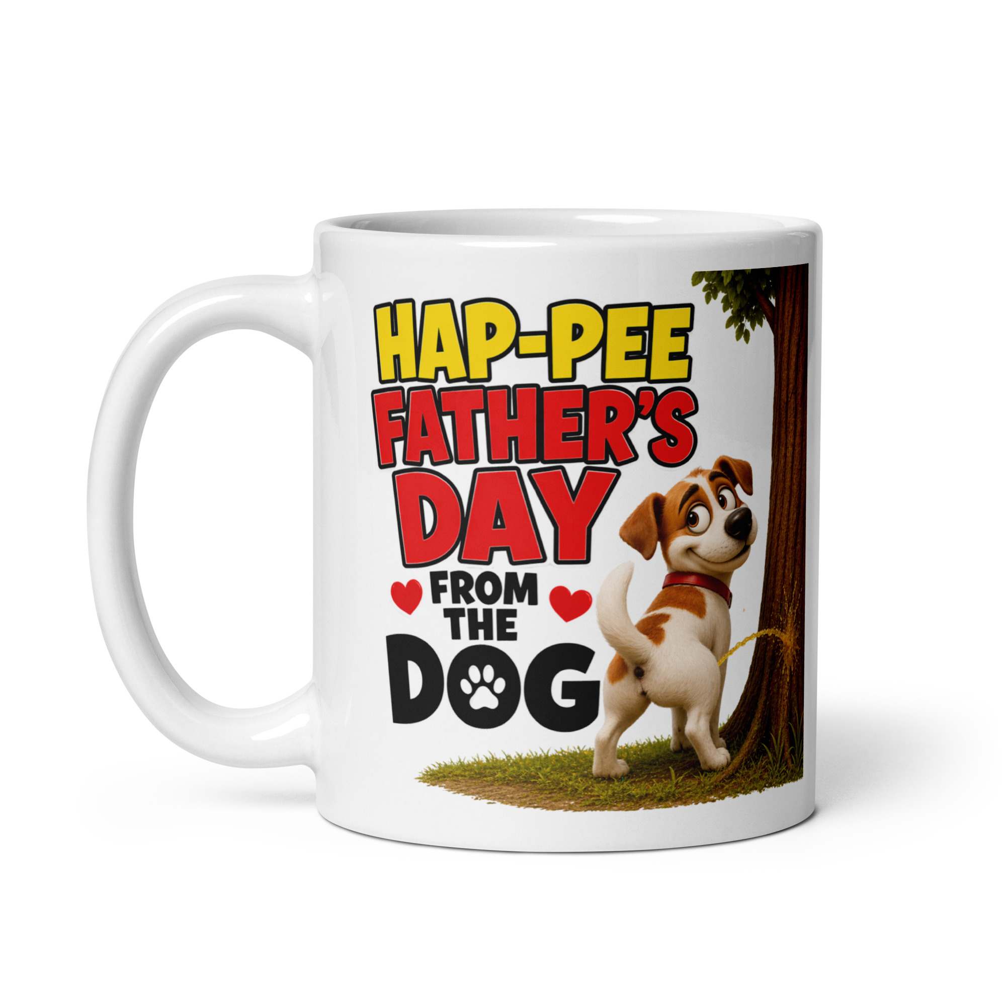 Happy Fathers Day From The Dog Mug Funny Gift