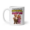 With Old Age Come Wisdom And Saggy Bits Mug Funny Gift