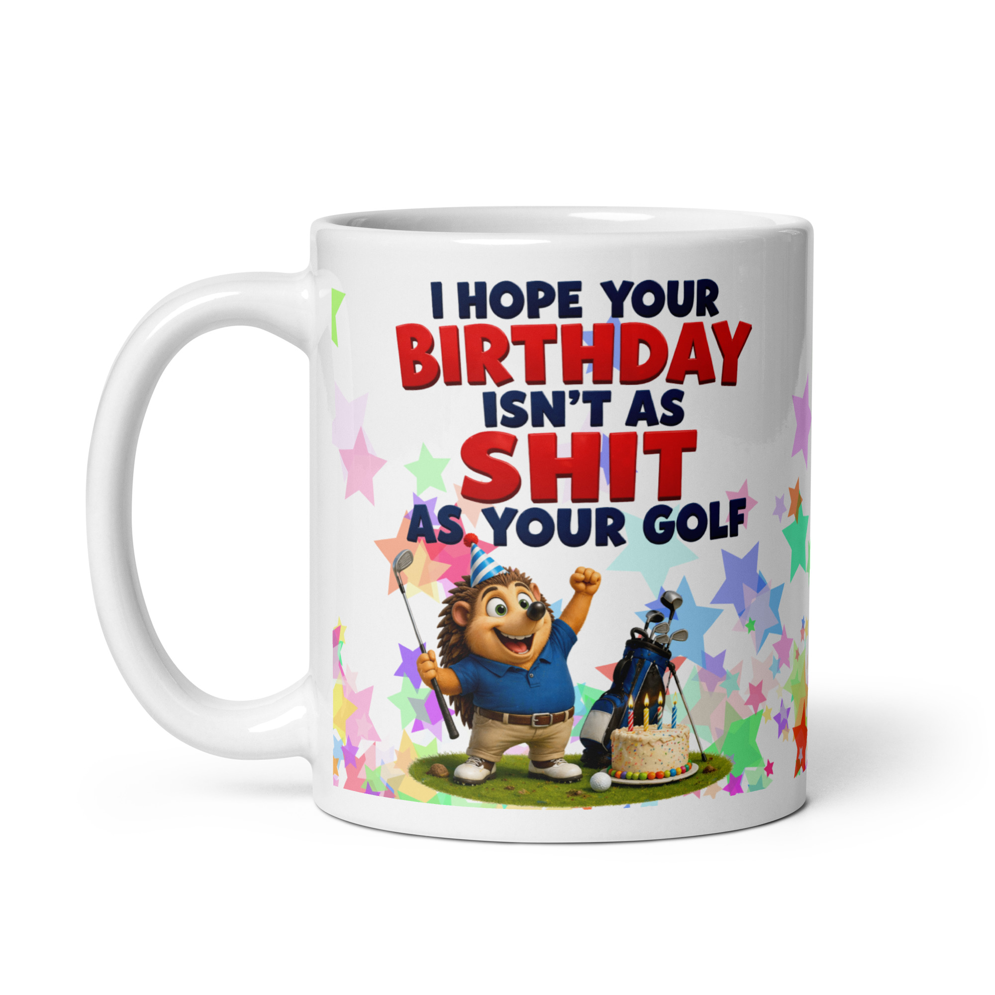 Funny Golf Birthday Mug – Shit At Golf Mugs