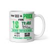 18th Birthday Mug You Have Been A Prick For 18 Years
