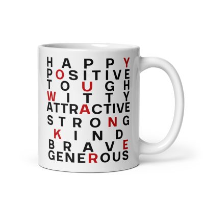 Wanker Mug Hidden Message Funny Rude Gift Mugs