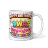 Happy Birthday Twat Mug Funny Rude Birthday Mugs