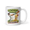 Rude Cricket Mug Big Fucking Swing No Ding