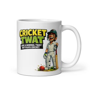 Cricket Twat Mug Funny Gift Mug For Cricket Players