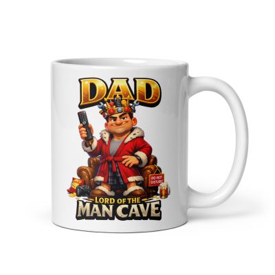 Dad Lord Of The Man Cave Mug Gift Fathers Day Birthday