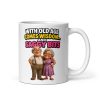 With Old Age Come Wisdom And Saggy Bits Mug Funny Gift