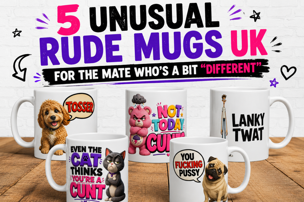 5 Unusual Rude Mugs UK