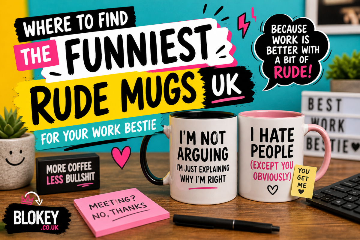 Where to Find the Funniest Rude Mugs UK for Your Work Bestie